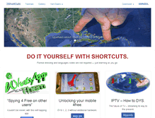Tablet Screenshot of 2shortcuts.com